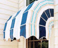 curved window awning